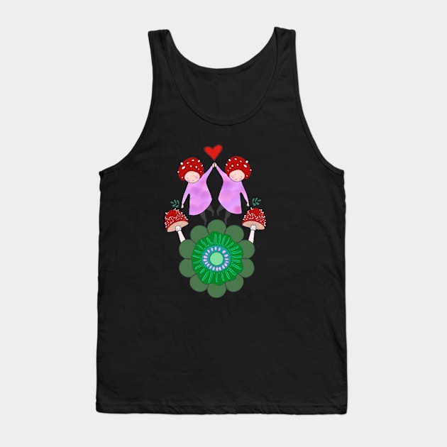 Sweet Amanita Devas Tank Top by HealingHearts17